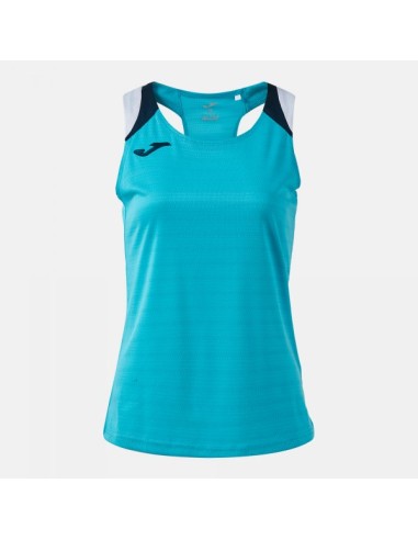 Terra Tank Top Turquesa Flúor Marino Oscuro