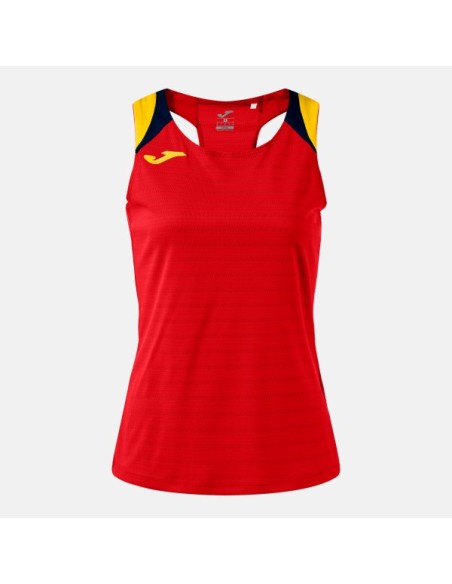 Terra Tank Top Rojo Amarillo