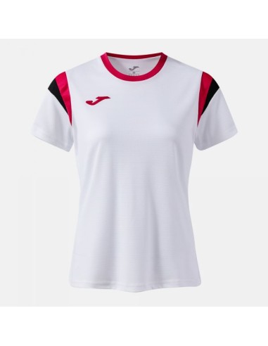 Terra Manga Corta Camiseta Blanco Fucsia