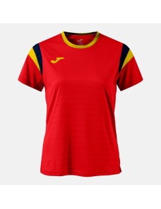 Terra Manga Corta Camiseta Rojo Amarillo