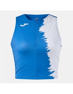 Picasho Top Royal Azul Blanco