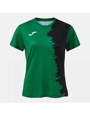 Picasho Manga Corta Camiseta Verde Negro