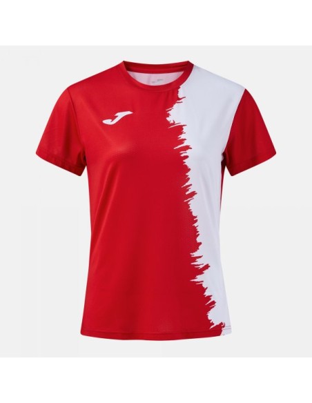 Picasho Manga Corta Camiseta Rojo Blanco