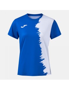 Picasho Manga Corta Camiseta Royal Azul Blanco