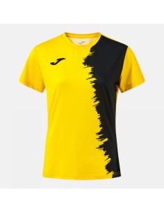 Picasho Manga Corta Camiseta Amarillo Negro