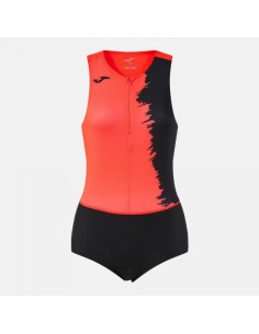 Picasho Bodysuit Coral Flúor Negro