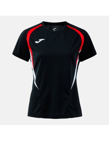 Championship 20 Manga Corta Camiseta Negro Rojo