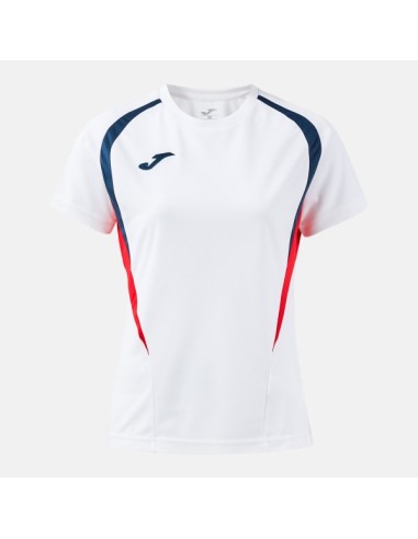 Championship 20 Manga Corta Camiseta Blanco Marino Oscuro