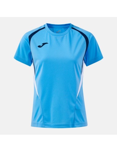 Championship 20 Manga Corta Camiseta Celeste Marino Oscuro