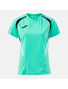 Championship 20 Manga Corta Camiseta Verde Claro Negro