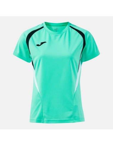 Championship 20 Manga Corta Camiseta Verde Claro Negro