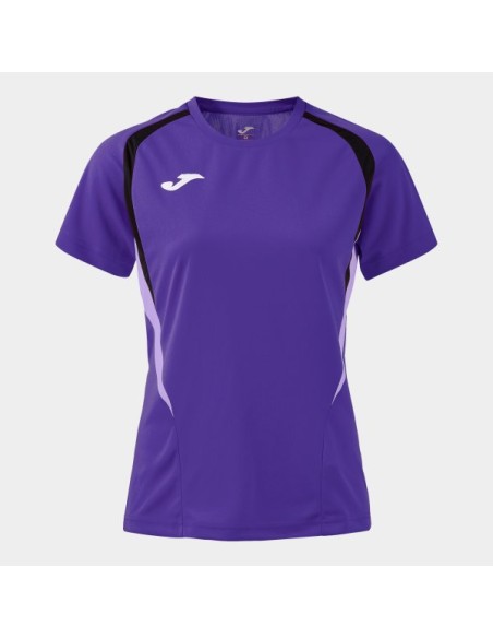 Championship 20 Manga Corta Camiseta Violeta Negro