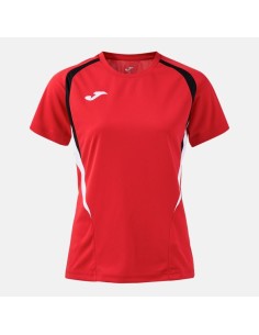 Championship 20 Manga Corta Camiseta Rojo Negro