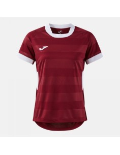 Toletum Vii Manga Corta Camiseta Burdeos Blanco