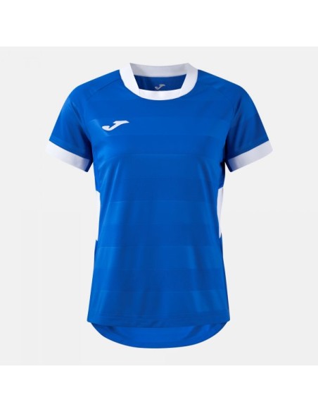 Toletum Vii Manga Corta Camiseta Royal Azul Blanco