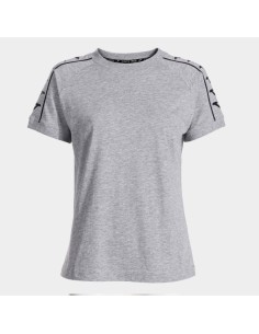 Heroic Manga Corta Camiseta Gris Negro