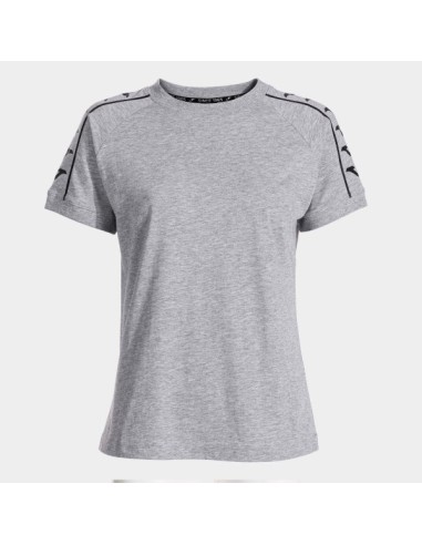 Heroic Manga Corta Camiseta Gris Negro