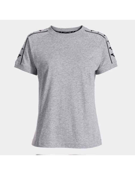 Heroic Manga Corta Camiseta Gris Negro