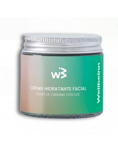 Crema facial cáñamo y q10
