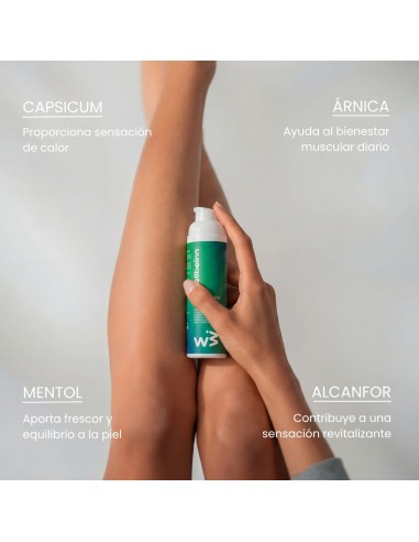 Crema gel efecto calor