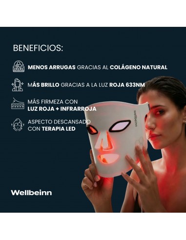 Máscara de luz roja - redinn mask