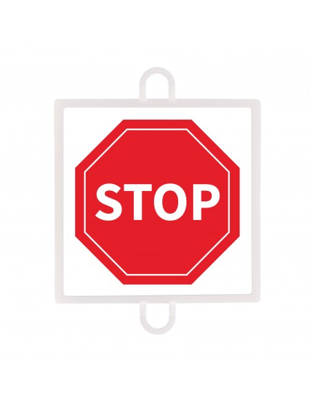 Panel de señalización tráfico de prioridad nº 1 (stop)