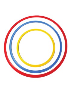 Set de Aros de Psicomotricidad – 75 unidades en 5 colores y 3 tamaños