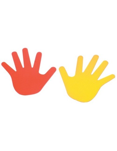 Manos de caucho Marcadores de Manos para Suelo – Set 20 Piezas Infantil