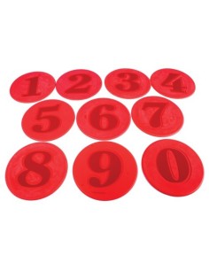 Números de caucho Del 0 Al 9