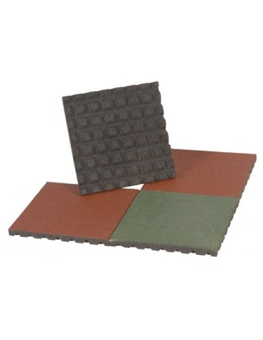 Baldosas de Caucho 4 cm. Set 4 Uds.
