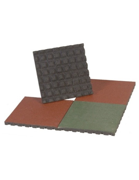 Baldosas de Caucho 4 cm. Set 4 Uds.