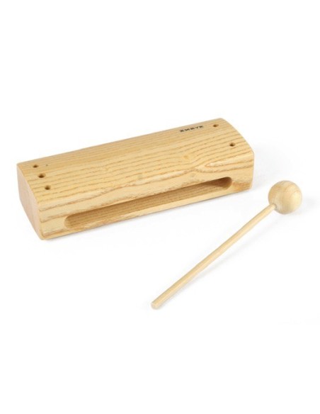 Caja China de Madera de Haya con Baqueta – 17,5 x 6 x 4 cm