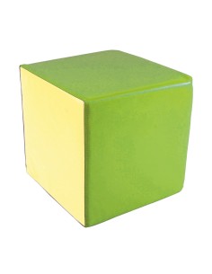 Figura de Foam Recubierta en Cuero Sintético Nº79 – Cubo 30 × 30 × 30 cm