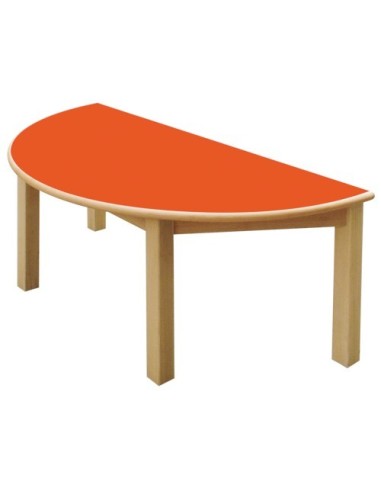 Mesa De Madera - Modelo 3 Semicírculo