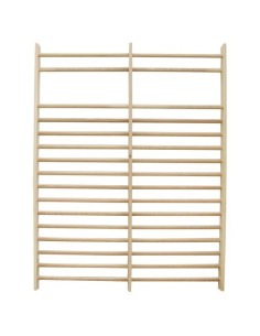 Espaldera Doble de Madera de Haya 2,6 x 2 m – 16 Peldaños