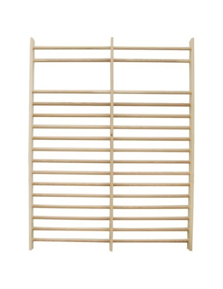 Espaldera Doble de Madera de Haya 2,6 x 2 m – 16 Peldaños