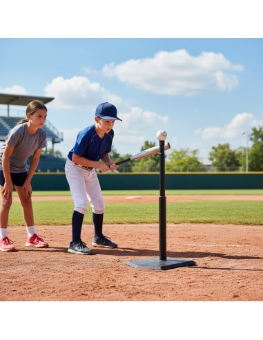 Soporte de Pelota para Batear Regulable | Base de Acero