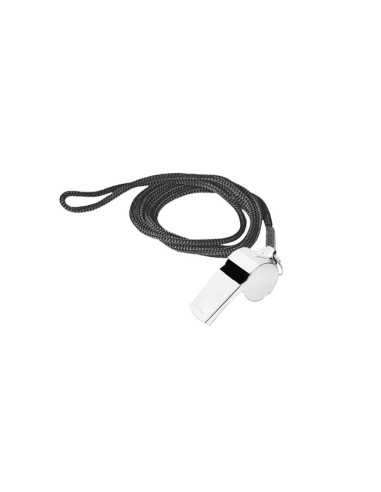 Silbato metálico con cordón – Acero