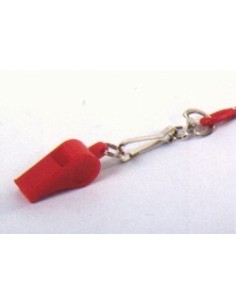 Silbato Plástico con Cordón (Blister)