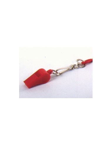 Silbato Plástico con Cordón (Blister)