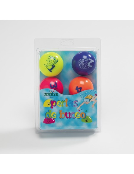 Perlas de buceo semiesferas Ø70 mm juegos piscina 6 unidades