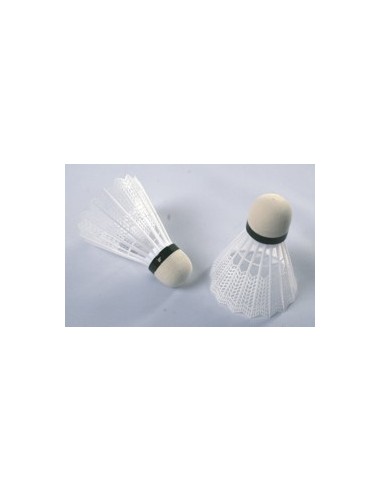Volante de Bádminton Plástico con Cabeza de Corcho – Bote 6 Unidades