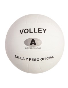 Balón Vóley Caucho Celular Blanco