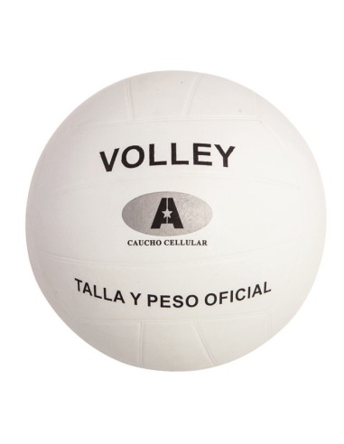 Balón Vóley Caucho Celular Blanco