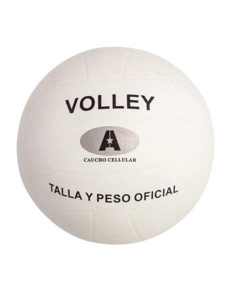 Balón Vóley Caucho Celular Blanco