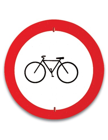 Señales Trafico - Prohibido el paso a bicicletas