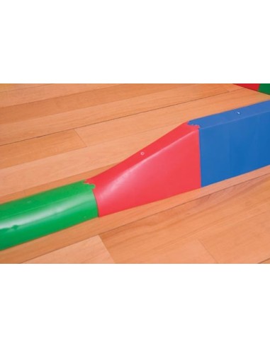 Pieza de unión pasillo acoplable a semicircular