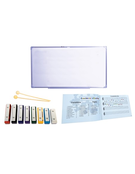 Pack Musical CARRILLON 8 NOTAS SEPARADAS+ LIBRO + PIZARRA
