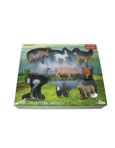 Set Animales nº4 – Figuras Educativas de Granja y Naturaleza