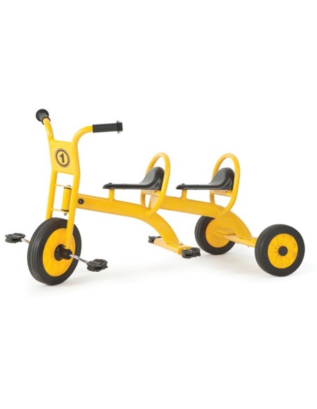 Triciclo escolar doble